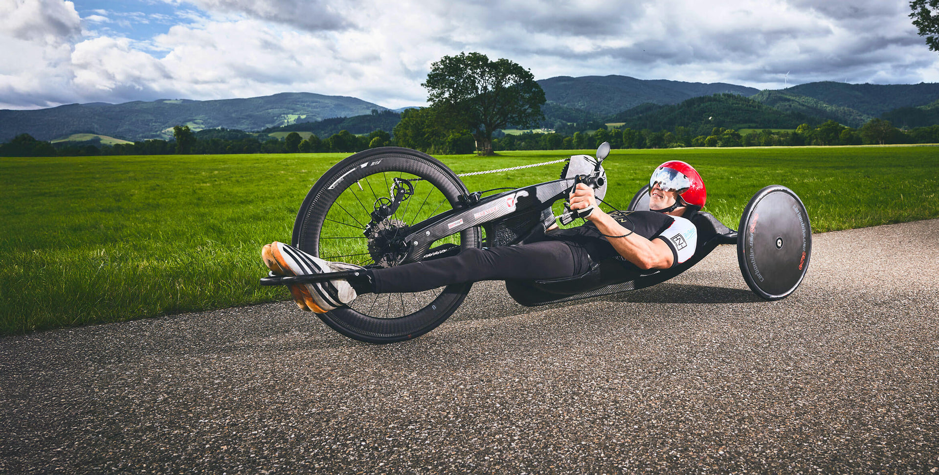Thomas Frühwirth beim Handbike-Rennen